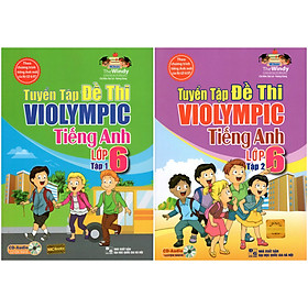 Combo Trọn Bộ Tuyển Tập Violympic Tiếng Anh Lớp 6 (Tặng Kèm Sách Truyện Song Ngữ Anh - Việt)
